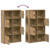 vidaXL Libreria Rovere Artigianale 60x24x101,5 cm in Legno Multistrato