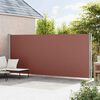vidaXL Tenda da Sole Laterale Retrattile per Patio 200x600 cm Marrone