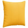 vidaXL Cuscini da Divano 2 pcs Giallo Chiaro 60 x 60 cm