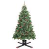 vidaXL Supporto per Albero di Natale Nero 61x61x15,5 cm