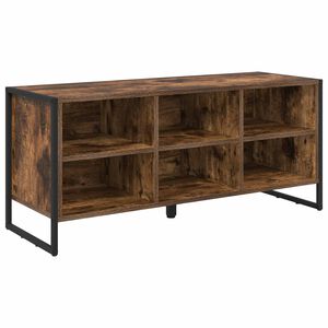 vidaXL Mobile per scarpe Quercia Fumosa 60 x 35 x 44 cm