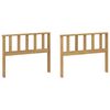 vidaXL Modulo Braccioli 2 pcs Bianco 80 x 6 x 61 cm