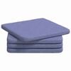 vidaXL Cuscini per Seduta 4 pz Tessuto Blu jeans 40 x 40 x 3 cm