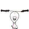 vidaXL Bici per Bambini 24 pollici Rosa e Bianca