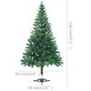 vidaXL Albero di Natale Preilluminato con Palline 120 cm 230 Rami