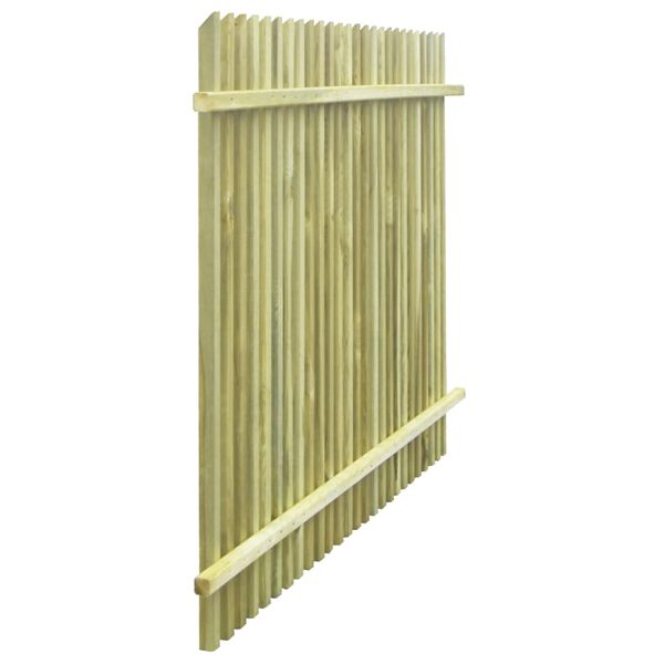 vidaXL Recinzione da Giardino in Legno di Pino Impregnato 170x125 cm