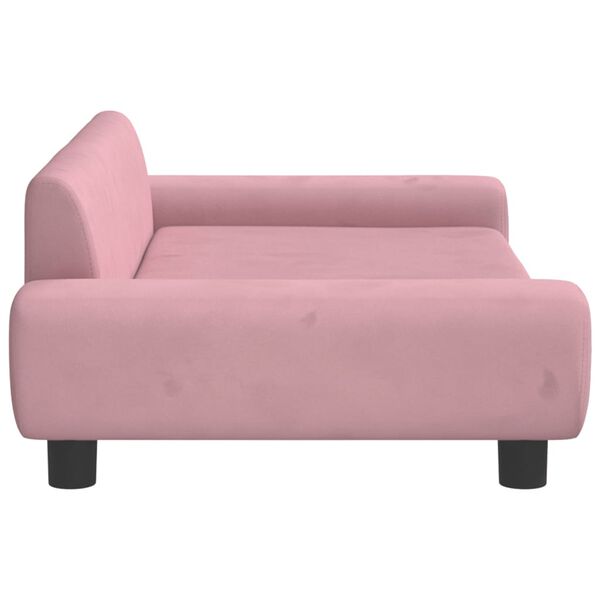 vidaXL Divano per Bambini Rosa 100x54x33 cm in Velluto