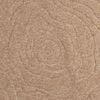 vidaXL Tappeti per area Moir&eacute; Rotondo Naturale &Oslash; 120 CM