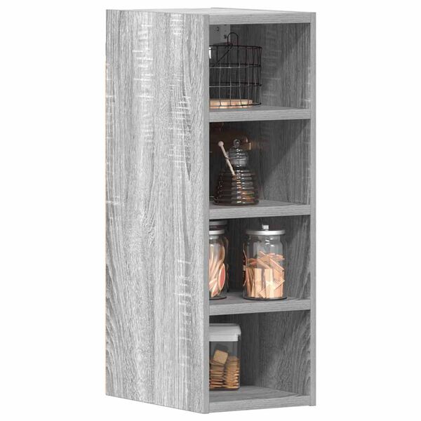 vidaXL Mobile Pensile “Riga” Grigio Sonoma 20x29,5x60 cm