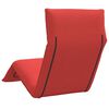 vidaXL Lettino Pieghevole Rosso 175x54x8,5 cm in Tessuto Oxford