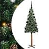 vidaXL Albero di Natale snodato Verde 150 cm