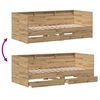 vidaXL Daybed Rovere artigianale 75 x 190 cm Legno multistrato