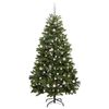 vidaXL Albero di Natale artificiale Verde 240 cm PVC e Metallo
