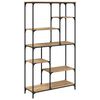 vidaXL Libreria 5 livelli 99 x 35,5 x 176 cm Legno multistrato