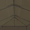 vidaXL Gazebo con Tende 600x298x270 cm Grigio Talpa 180 g/m²