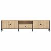 vidaXL Mobile TV Cassetto Rovere Sonoma 200x25x44 cm Legno Multistrato