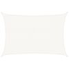 vidaXL Vela Parasole 160 g/m&sup2; Bianca 3x5 m in HDPE