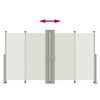 vidaXL Tenda da Sole Laterale Retrattile Crema 140x1200 cm