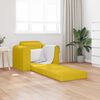 vidaXL Divano letto Giallo 98 x 71 x 83 cm Velluto