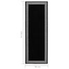 vidaXL Tappeto Lungo in BCF Nero con Motivo 80x150 cm