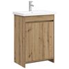 vidaXL Set di mobili per il bagno Rovere Artigianale 61 x 40 x 84,5 cm