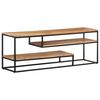 vidaXL Mobile Porta TV 130x30x45 cm in Legno Massello di Acacia