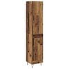 vidaXL Credenza Legno vecchio 34,5 x 34 x 90 cm Legno ingegnerizzato