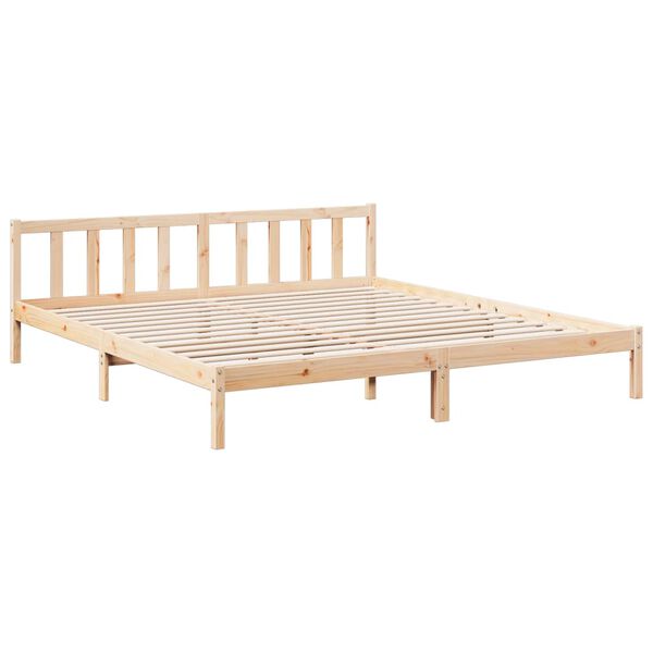 vidaXL Letto Extra Lungo senza Materasso 200x220 cm in Legno di Pino