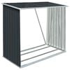 vidaXL Capannone da Giardino in Acciaio Zincato 163x83x154cm Antracite