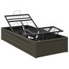vidaXL Telaio Letto Elettrico Regolabile Grigio 190 x 100 x 33,5 cm