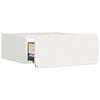 vidaXL Comodino Bianco 39 x 34 x 16,5 cm Legno di pino massello