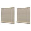 vidaXL Tende a Rullo in Bamb&ugrave; 2 pz 120x160 cm