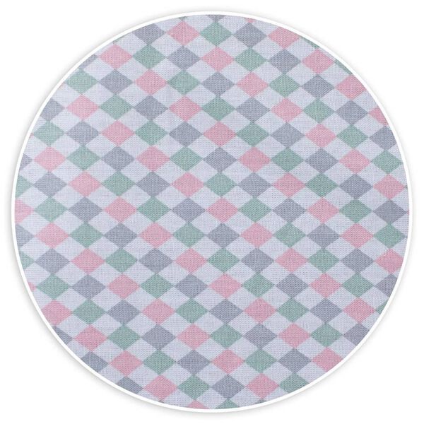 tiSsi Nido Intarsiato per Culla da Letto Sophie Pastello a Rombi