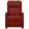 vidaXL Poltrona Massaggio Elettrica Rosso Vino Similpelle