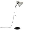 vidaXL Lampada da Terra 25 W Argento Vintage 30x30x90-150 cm E27