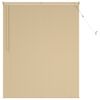 vidaXL Tenda Veneziana Marrone Chiaro con Motivo 150 x 110 cm 25 mm