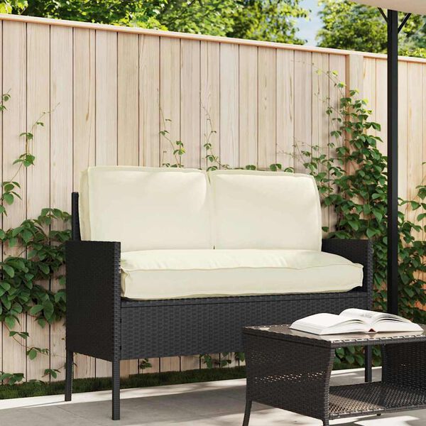 vidaXL Set di Cuscini per Pallet 3 pcs Crema 120 x 60 x 12 cm