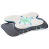 vidaXL Cuscino cervicale Bianco Schiuma Memory 58 x 37,5 x 12 cm