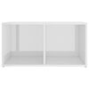 vidaXL Mobili TV 2 pz Bianco Lucido 72x35x36,5 cm in Legno Multistrato