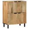 vidaXL Credenza Marrone 60x33x75 cm in Legno Massello di Mango