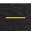 vidaXL Comodino con cassetto Nero 40 x 35 x 47,5 cm Legno multistrato