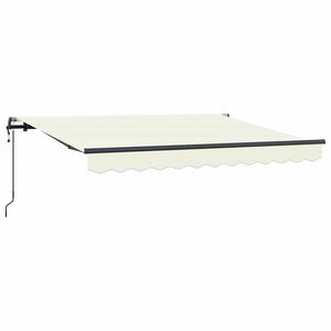 vidaXL Tenda Retrattile Crema 250 x 200 cm Tessuto