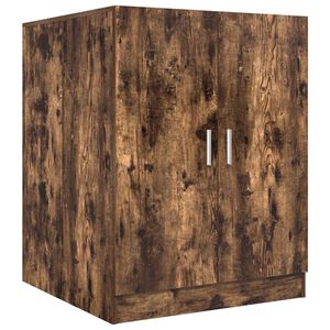 vidaXL Mobile per Lavatrice Rovere Fumo 71x71,5x91,5 cm