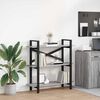 vidaXL Libreria Grigio Sonoma 100 x 33,5 x 102 cm Legno multistrato