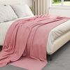 vidaXL Coperte da Pile 6 pcs Rosa 270 x 240 cm Panno