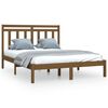 vidaXL Giroletto ambra in Legno Massello 160x200 cm