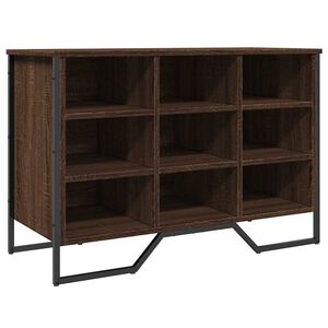 vidaXL Scarpiera Rovere Marrone 90x38x61,5 cm in Truciolato