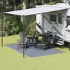 vidaXL Tappeto da Tenda Blu e Grigio 400 x 250 cm Polietilene