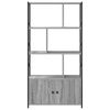 vidaXL Libreria Grigio sonoma 80 x 30 x 155,5 cm Legno multistrato