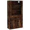 vidaXL Credenza Rovere Fumo in Legno Multistrato